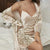 SatinDreams Kimono Set - Elegante Blumen Nachtmode