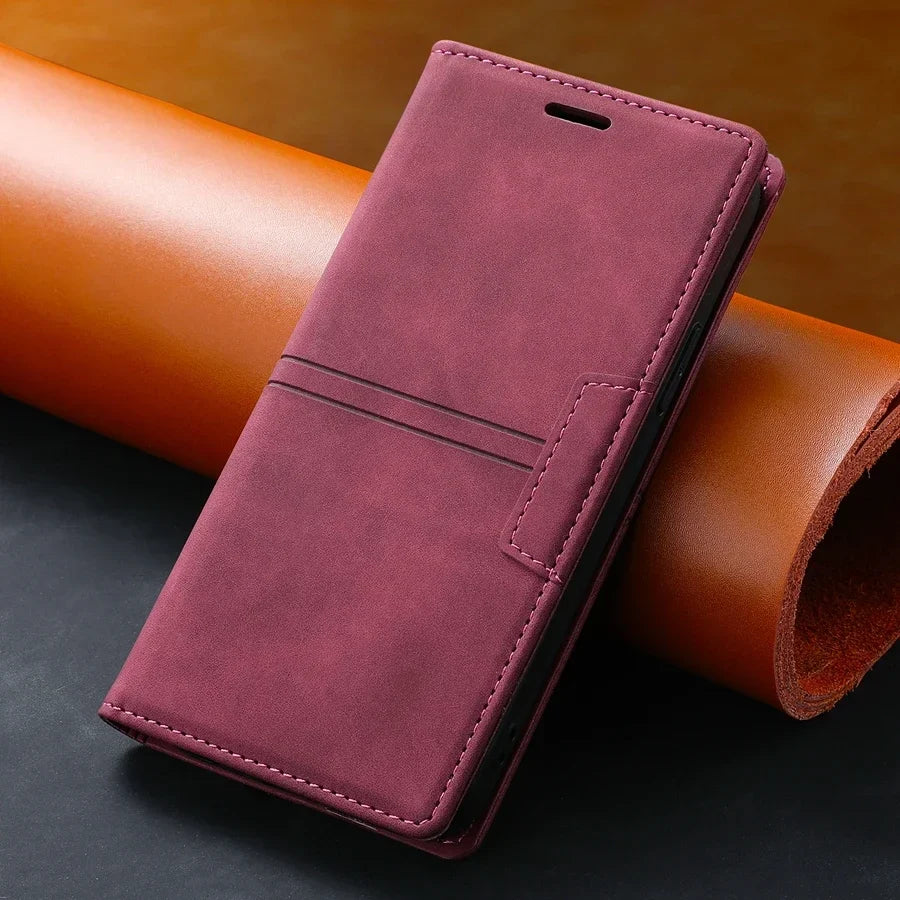 Sandsberg Leder Wallet Hülle Flip Case - Google Pixel