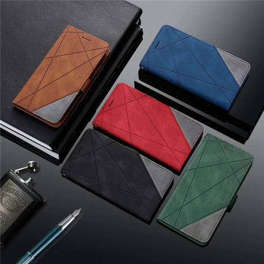 Flip Magnetisches Ledercover für Samsung Galaxy A Series