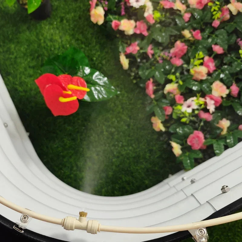 Sandsberg | Misting System für Terrasse und Garten – Kühlendes Sprühset für Sonnenschirm und Pavillon