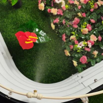 Sandsberg | Misting System für Terrasse und Garten – Kühlendes Sprühset für Sonnenschirm und Pavillon