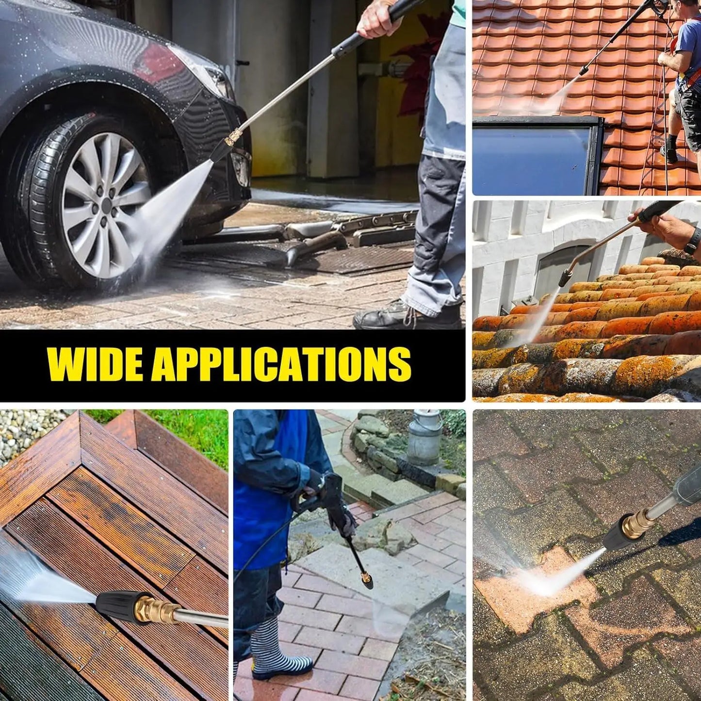 Sandsberg | 360 Grad drehbare Hochdruckdüsen-Sprühgerät