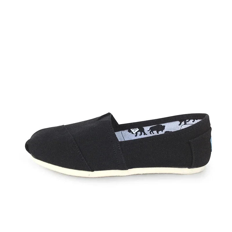 Männer und Frauen Einfarbige Schuhe Atmungsaktive Flache Canvas Flache Schuhe Einfarbig Weiche Leder Leinen Schuhe