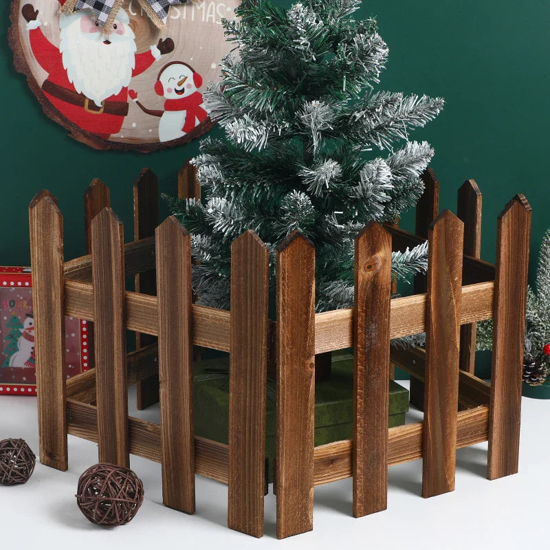 Sandsberg | Dekorativer Holz Gartenzaun für Beete und Außenbereiche