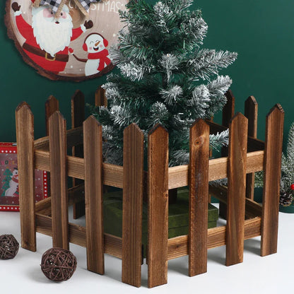 Sandsberg | Dekorativer Holz Gartenzaun für Beete und Außenbereiche