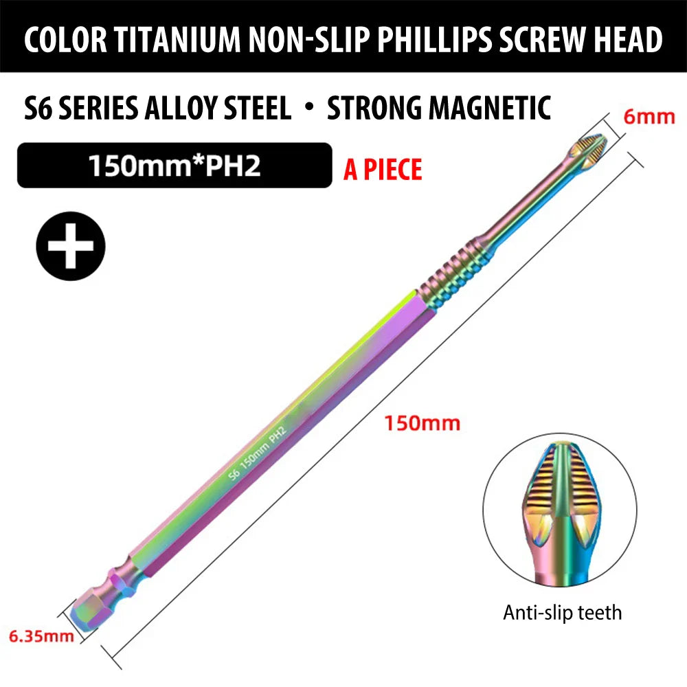 Sandsberg | Magnetischer Titan Aufprall Anti-Rutsch Schraubenkopf