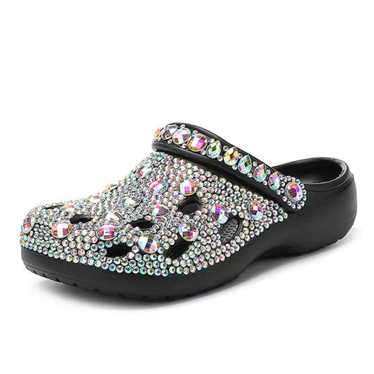 Sandsberg Kristall Sommer-Slipper für Damen