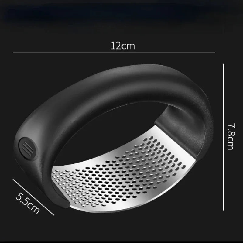 Edelstahl Knoblauchpresse Crusher Manuelle Knoblauchzerschneider Knoblauchwerkzeug Obst Gemüse Werkzeuge Küchenzubehör Gadget