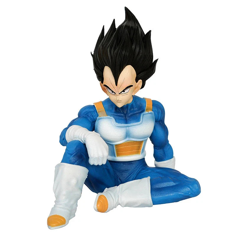GK Dragon Ball Trunks Actionfigur Statue 16 cm PVC Dekoobjekte Anime Super Saiyan im Sitzen Torankusu Figur Modellspielzeug