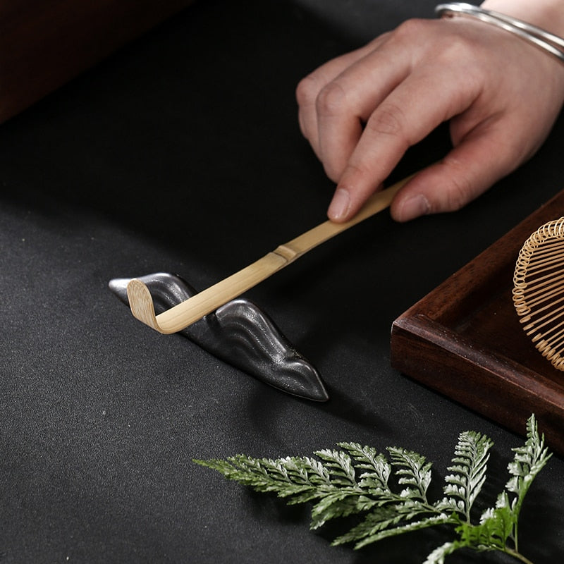Japanischer Matcha, geeignet zum Bürsten einer Schüssel Tee, Schneebesen, Keramik-Ei-Schläger, Matcha für japanische Teezeremonie, Tee-Set manuell