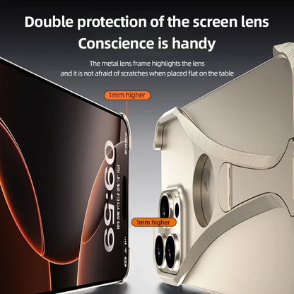 Sandsberg | Legierter Metall rahmenloser Handyhülle