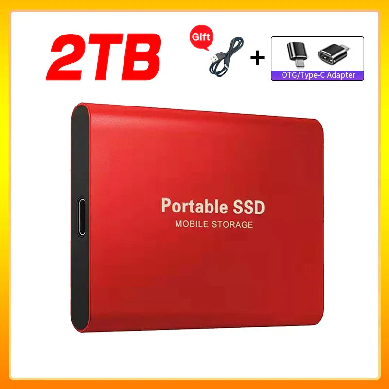 Sandsberg | Hochgeschwindigkeits-Externe Solid State Drive 1TB Tragbare Externe Festplatte ssd 2TB Externe Festplatte ssd Festplatte Für Laptop Mac