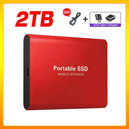 Sandsberg | Hochgeschwindigkeits-Externe Solid State Drive 1TB Tragbare Externe Festplatte ssd 2TB Externe Festplatte ssd Festplatte Für Laptop Mac