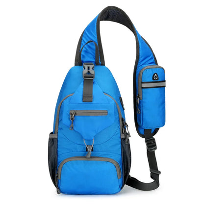 Sandsberg | SecurePack | Diebstahlsichere wasserdichte Mehrfachfach-Schulter-Rucksack – Leichte Crossbody-Reisetasche