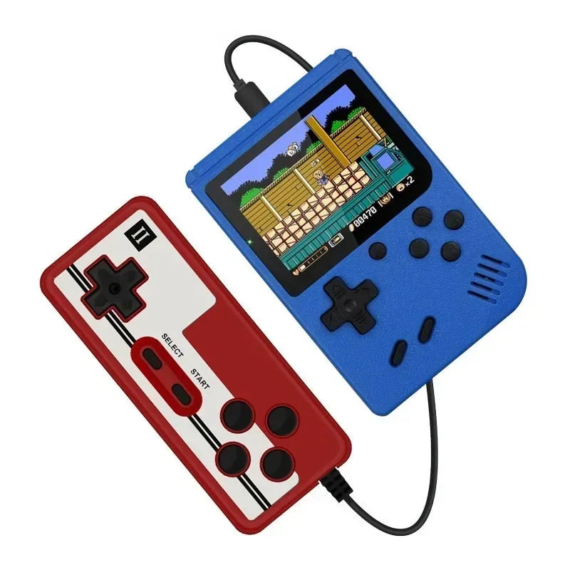 Mini Retro Handheld-Videospielkonsole - 3,0-Zoll-LCD, 500 integrierte 8-Bit-Spiele, perfektes Weihnachtsgeschenk für Kinder
