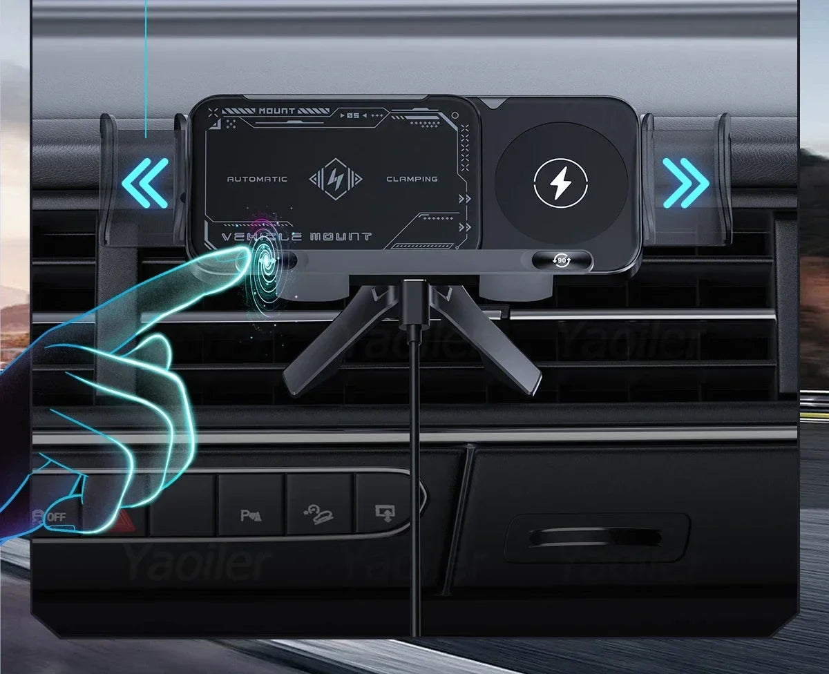 Sandsberg | Kabelloses Schnellladegerät Flip Auto Telefonhalter