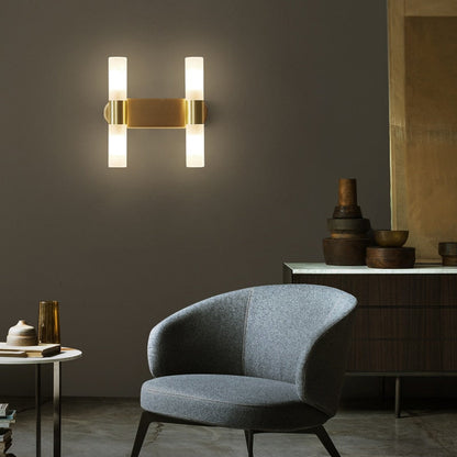 Sandsberg | EliteLume – Minimalistische Gold-Wandlampe mit energieeffizienter LED