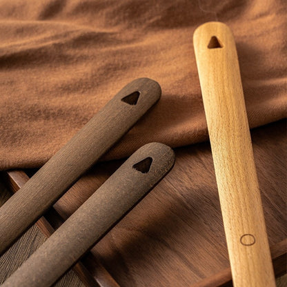 Holz langer Griff magnetischer Schuhlöffel