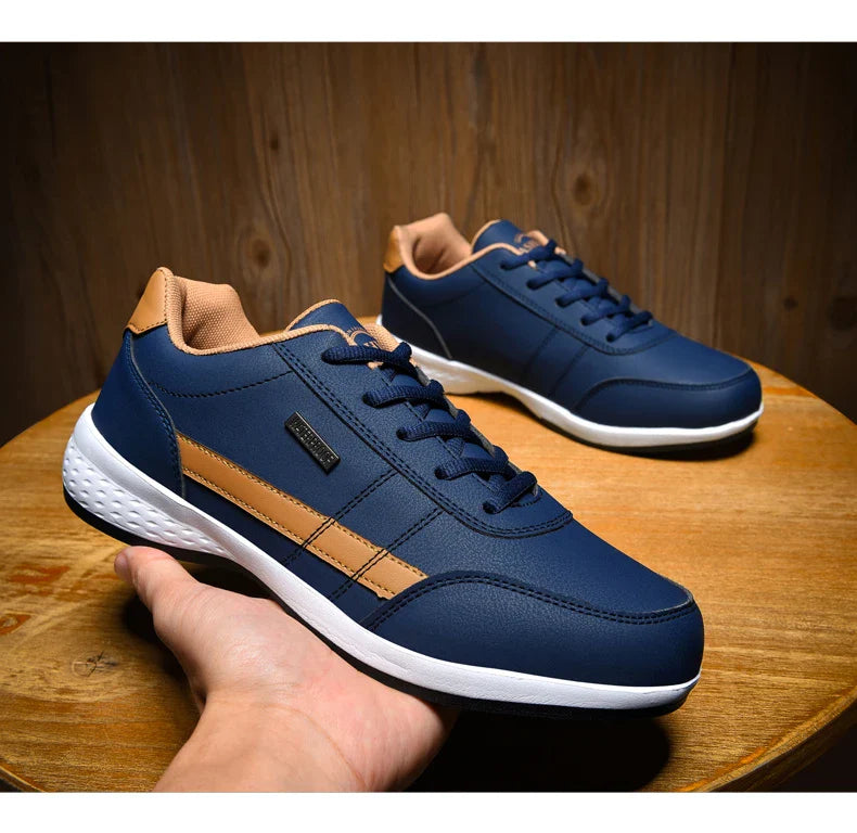 Leder Männer Schuhe Sneaker Männer Freizeit Schuhe Italienisch Freizeit Männer Rutschfeste Schuhe