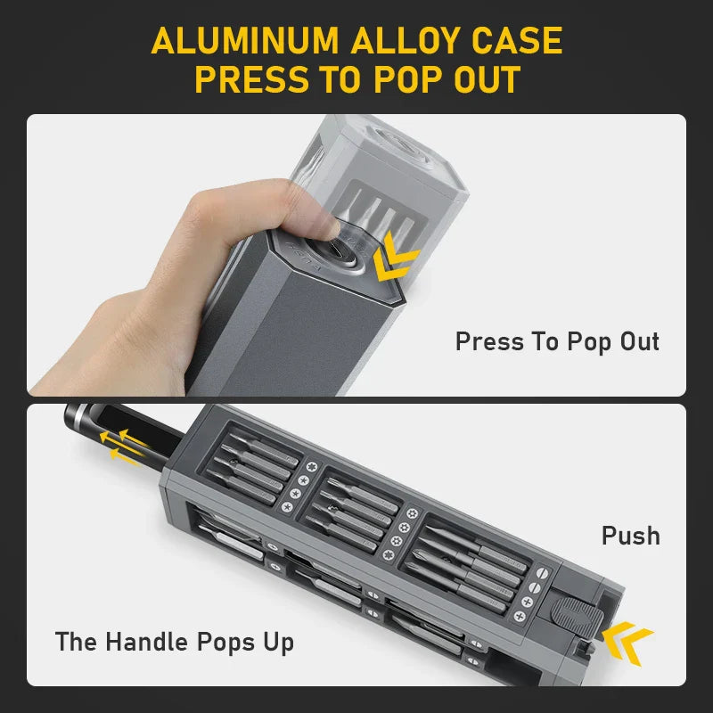 Sandsberg | Magnetischer Präzisions-Elektroschraubendreher-Satz