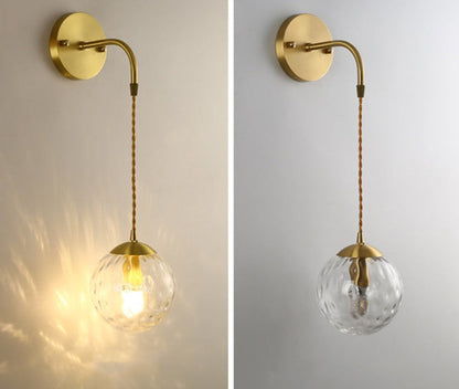 Sandsberg | SphereLuxe – Skandinavische Wandlampe mit einstellbarer Beleuchtung