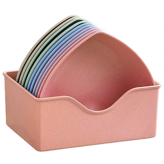 Herzförmige Snackteller Set