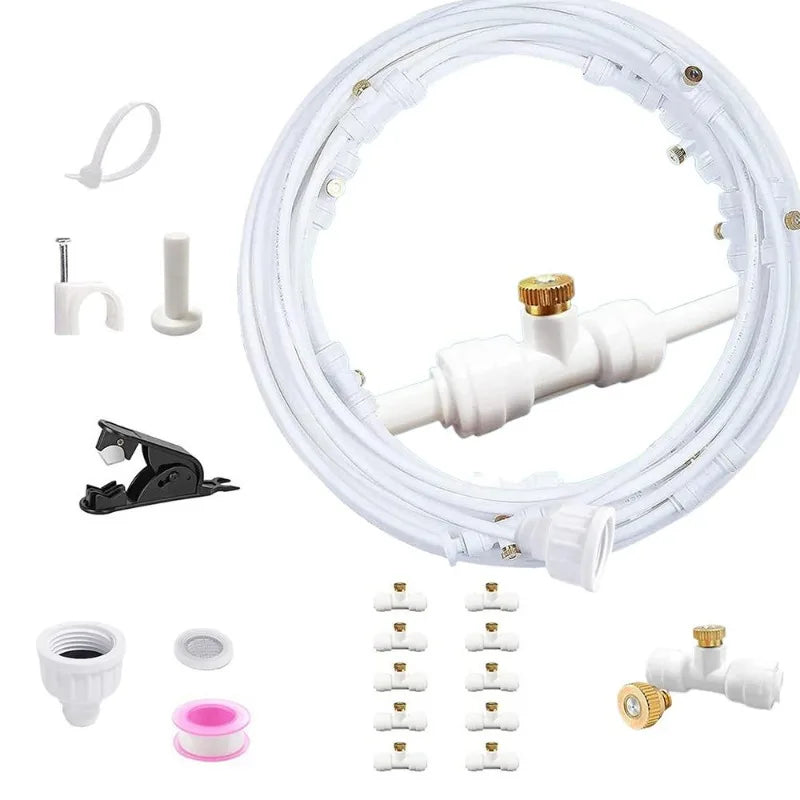 Sandsberg | Misting System für Terrasse und Garten – Kühlendes Sprühset für Sonnenschirm und Pavillon