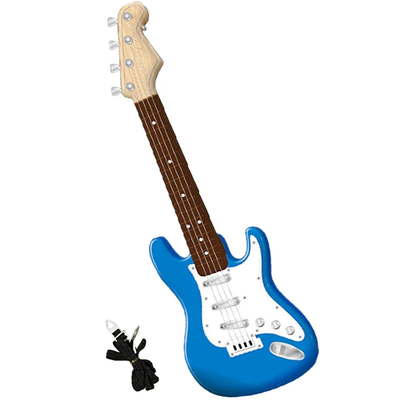 4-Saitige-E-Gitarre Spielzeug für Kinder - Tragbares Musikinstrument, Perfektes Geschenk für junge Musiker