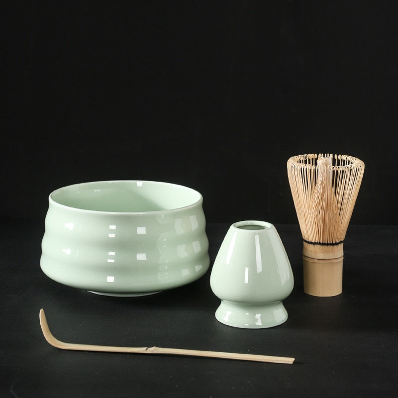 Japanischer Matcha, geeignet zum Bürsten einer Schüssel Tee, Schneebesen, Keramik-Ei-Schläger, Matcha für japanische Teezeremonie, Tee-Set manuell