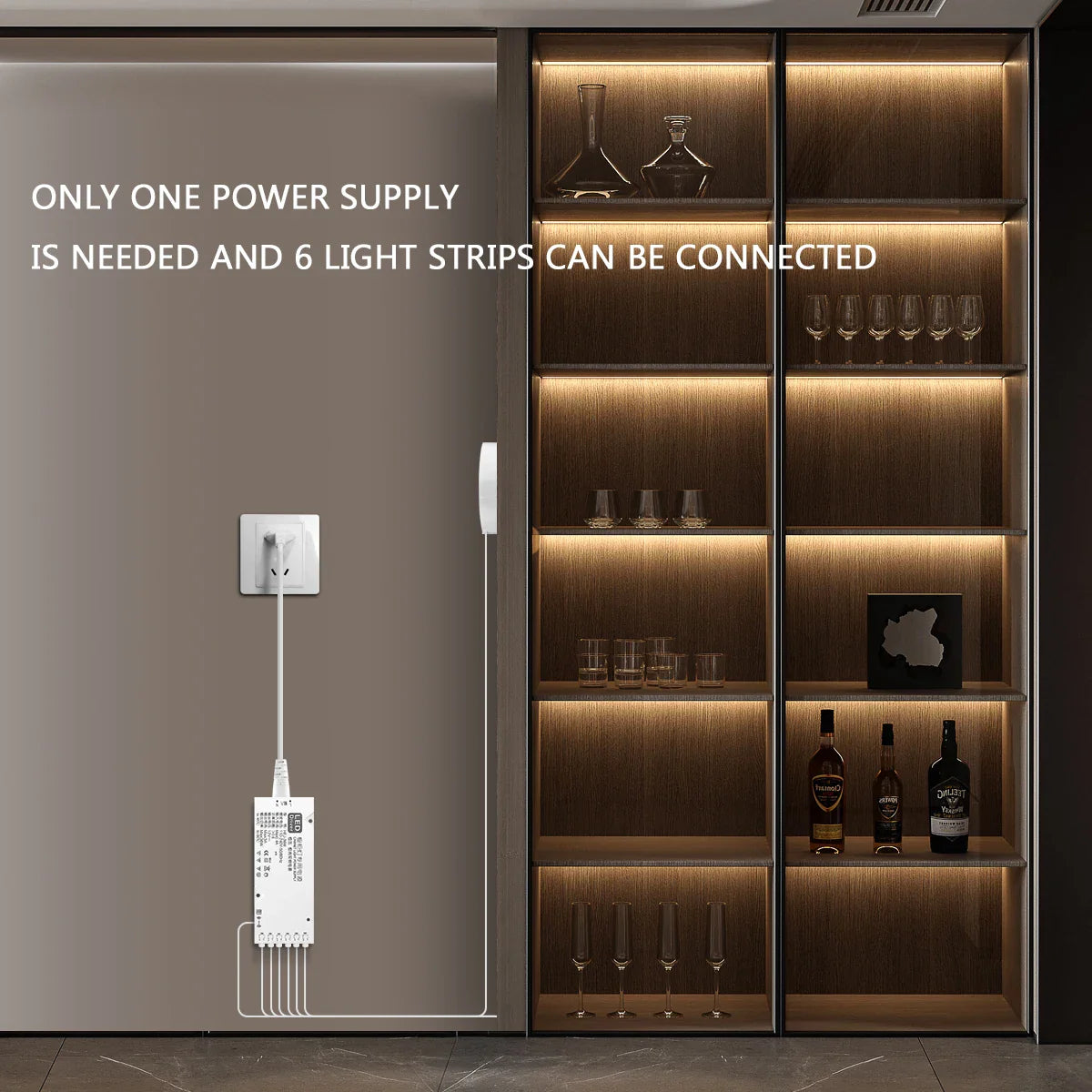 Sandsberg | Unter Schrank COB LED Streifenlicht mit Touch-Sensor