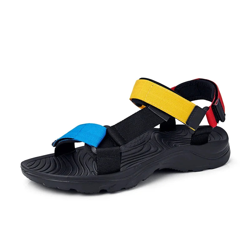Herren Atmungsaktive Mesh Sandalen Sommer Leichtgewichtig Outdoor Strand Komfort Rutschfeste Freizeitschuhe