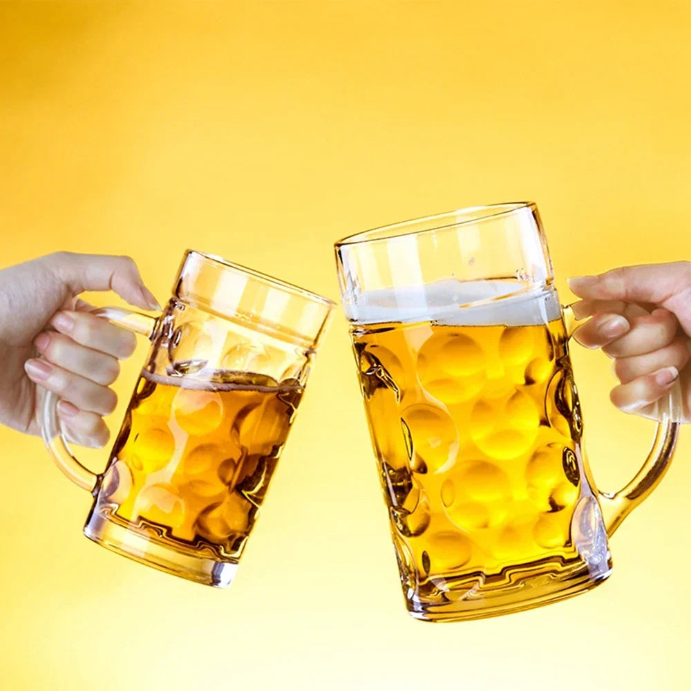 20 - 40oz (600-1200ML) Dickes Glas Hochkapazitäts Transparentes Bierkrug