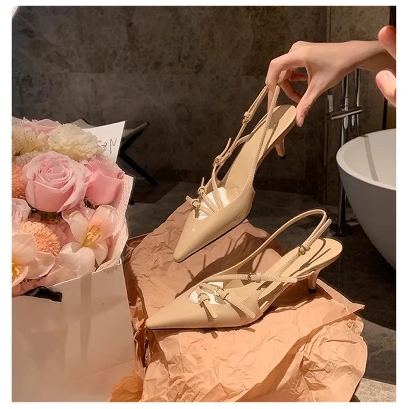 Patentleder Quadratzehen Damen Pumps 6cm hohe Absätze Elegante Frühling Sommer Büro Damen Schuhe