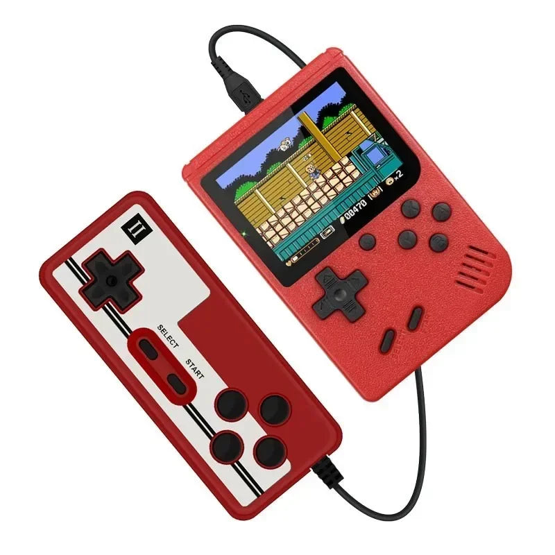 Mini Retro Handheld-Videospielkonsole - 3,0-Zoll-LCD, 500 integrierte 8-Bit-Spiele, perfektes Weihnachtsgeschenk für Kinder