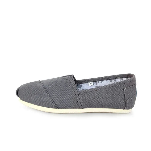 Männer und Frauen Einfarbige Schuhe Atmungsaktive Flache Canvas Flache Schuhe Einfarbig Weiche Leder Leinen Schuhe