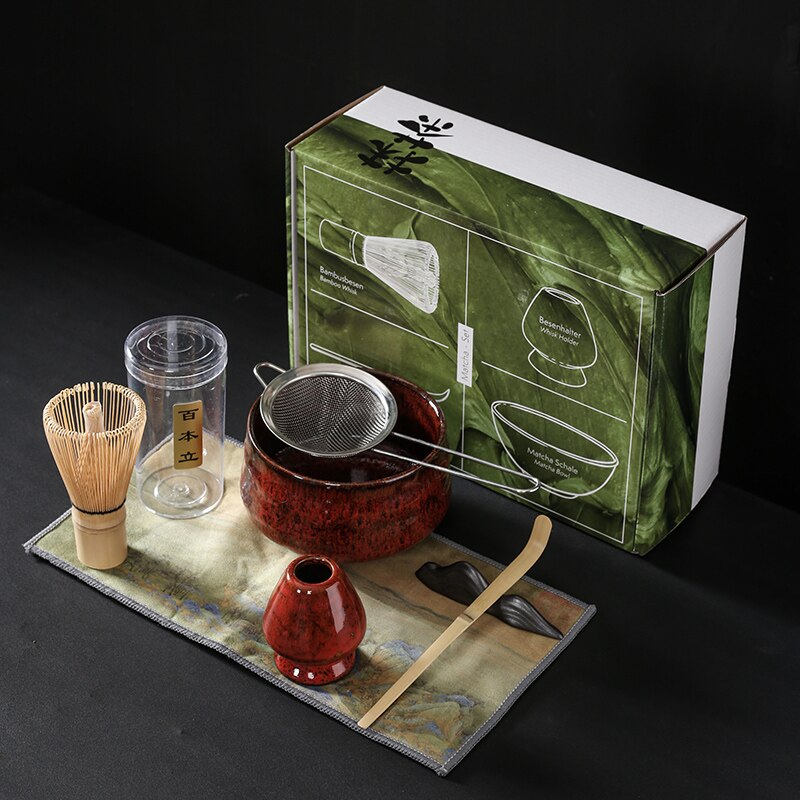 Japanischer Matcha, geeignet zum Bürsten einer Schüssel Tee, Schneebesen, Keramik-Ei-Schläger, Matcha für japanische Teezeremonie, Tee-Set manuell