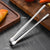 Edelstahl Grillzange – Rutschfester Lebensmittelclip, BBQ Steak, Brotzange, Kochutensilien, Küchen Gadgets für Partys