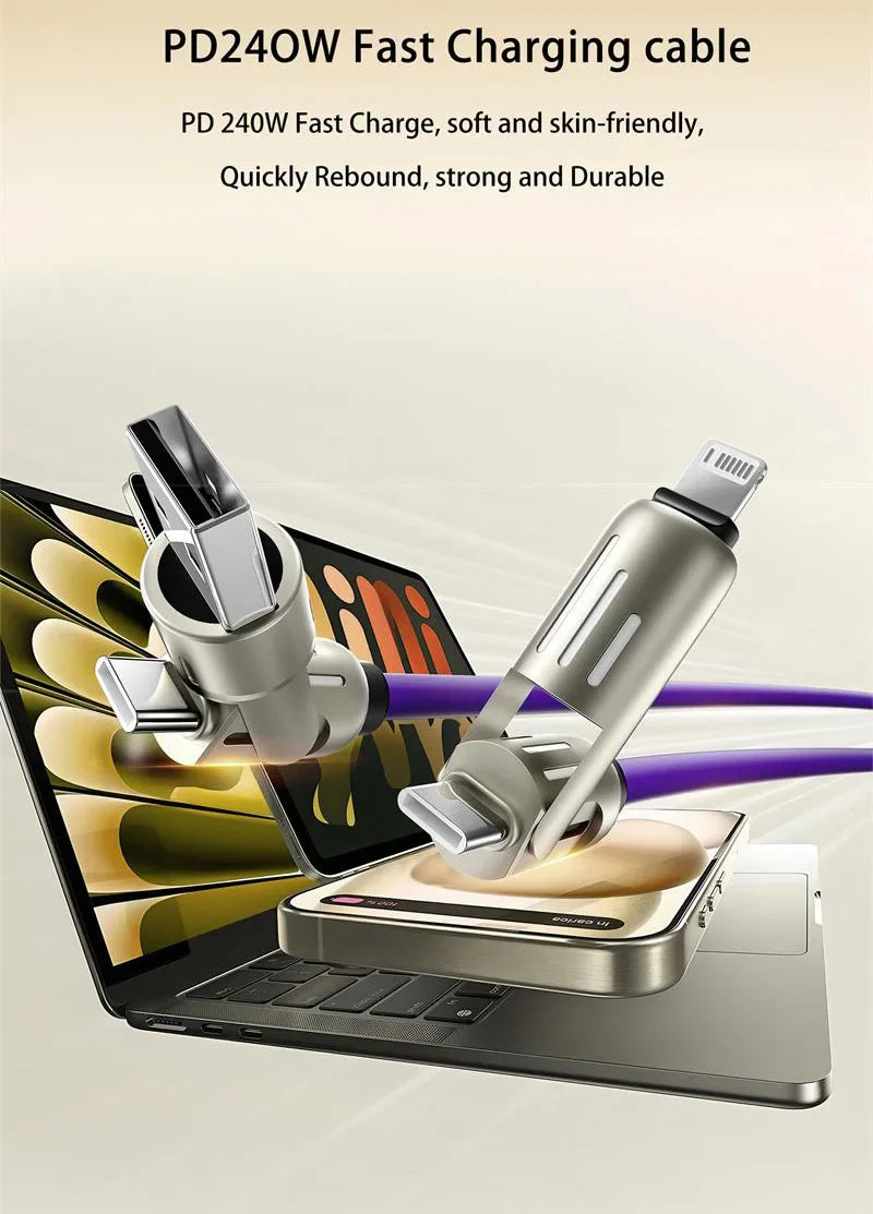 Sandsberg | Multifunktions 4 In 1 Schnelllade-Datenkabel