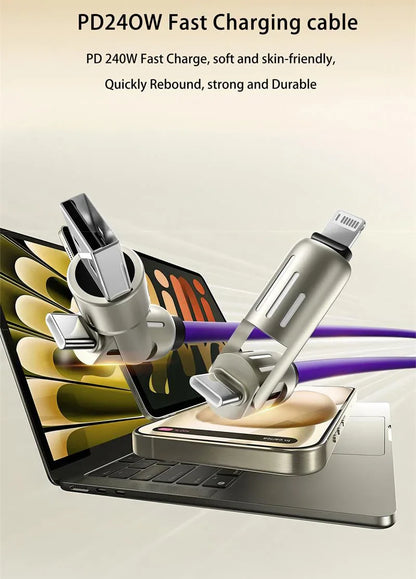 Sandsberg | Multifunktions 4 In 1 Schnelllade-Datenkabel