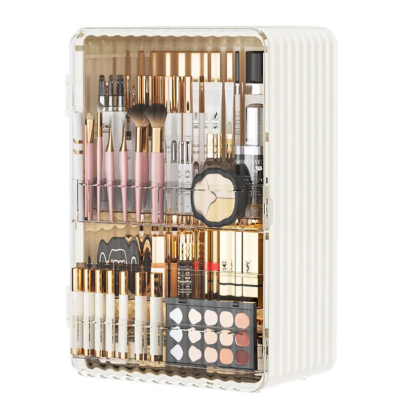 Sandsberg | Luxo Luxus Make-up Aufbewahrungsbox – Staubdichter Kosmetik-Organizer mit magnetischer Tür