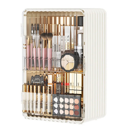 Sandsberg | Luxo Luxus Make-up Aufbewahrungsbox – Staubdichter Kosmetik-Organizer mit magnetischer Tür