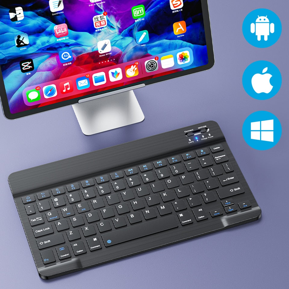 Sandsberg Super tragbare kabellose wiederaufladbare Bluetooth-Tastatur für PC, Android, iOS