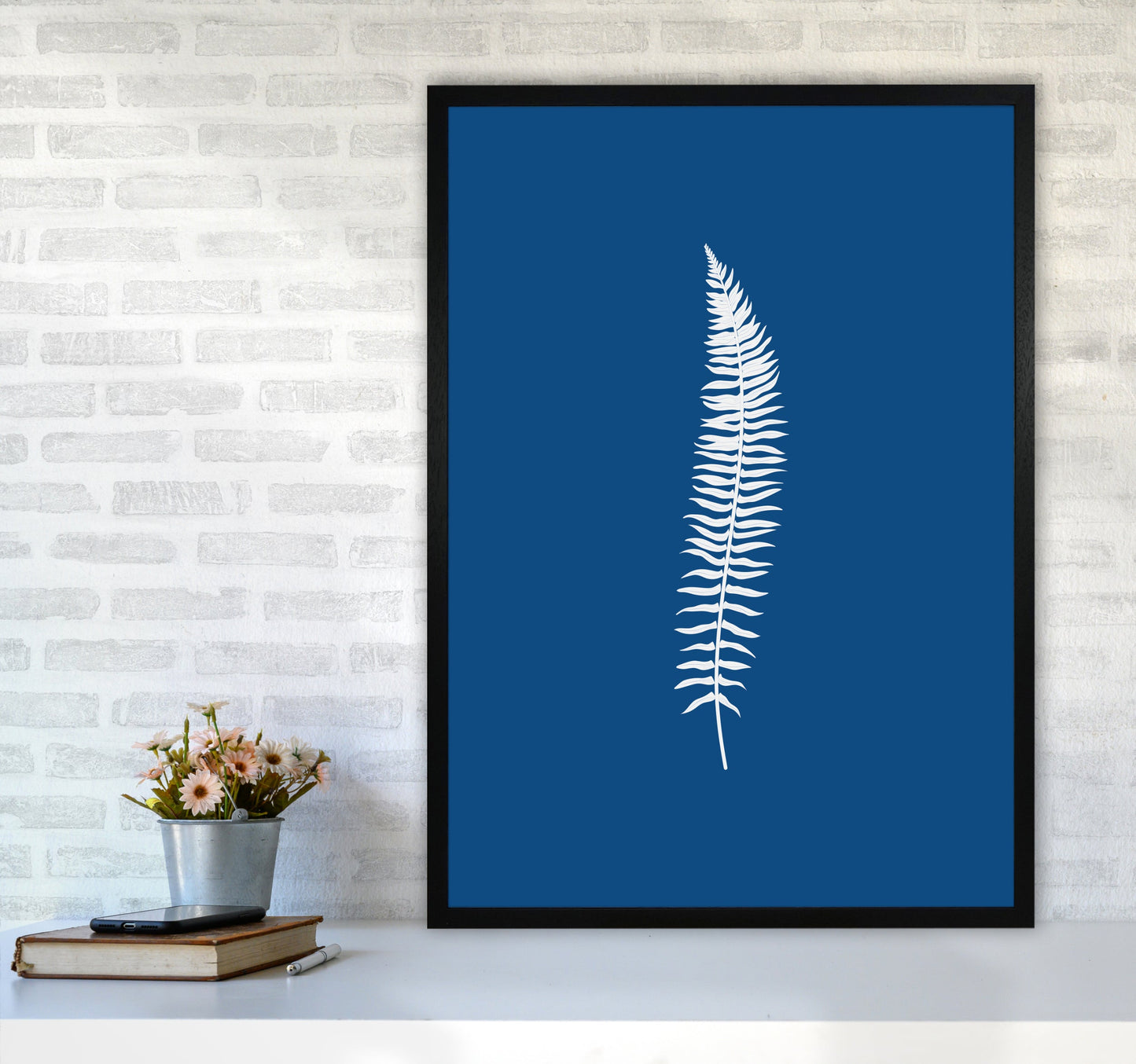 Sandsberg | Blaue Botanische I Kunstdruck