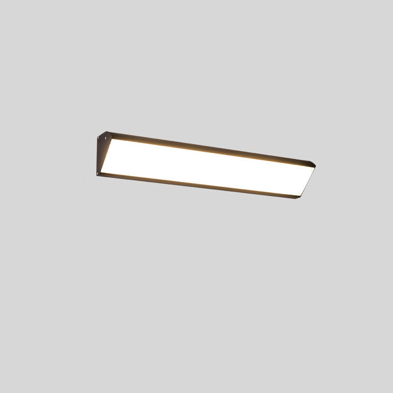 Zeitgenössische industrielle wasserdichte Aluminium rechteckige Rahmen Acryl LED Wandstrahler Lampe für Außenpatio