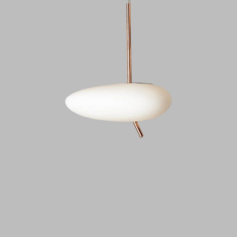 Zeitgenössische nordische Eisenkiesel LED Pendelleuchte für das Schlafzimmer