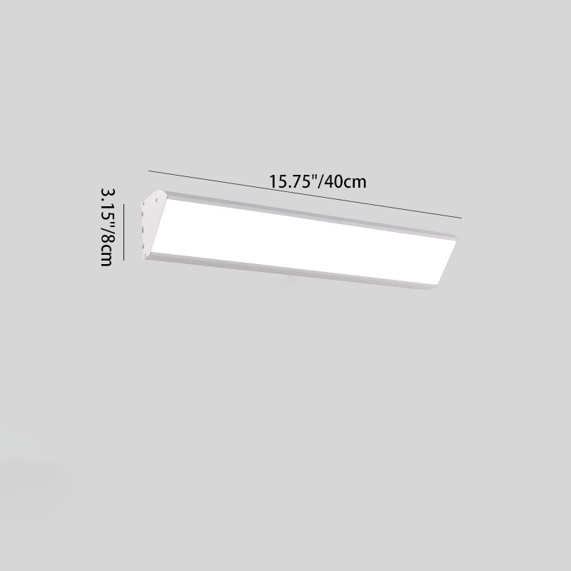 Zeitgenössische industrielle wasserdichte Aluminium rechteckige Rahmen Acryl LED Wandstrahler Lampe für Außenpatio