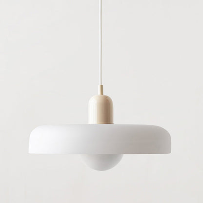Sandsberg Pendelleuchte aus farbigem Glas | Elegante Hängeleuchte im Bauhaus-Stil | Designlampe für Wohnzimmer & Esszimmer
