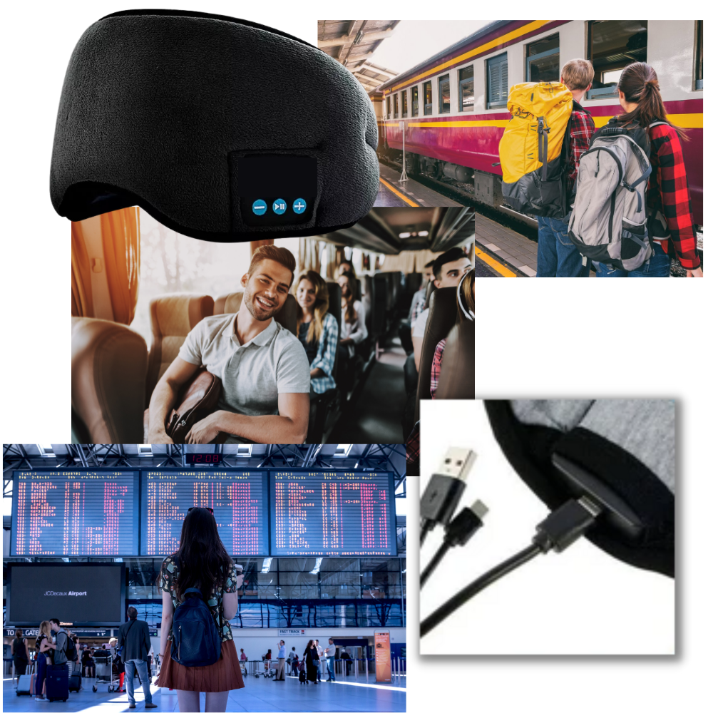 Bluetooth Schlafmaske: Tauchen Sie ein in einen friedlichen Schlaf mit integrierter Musik