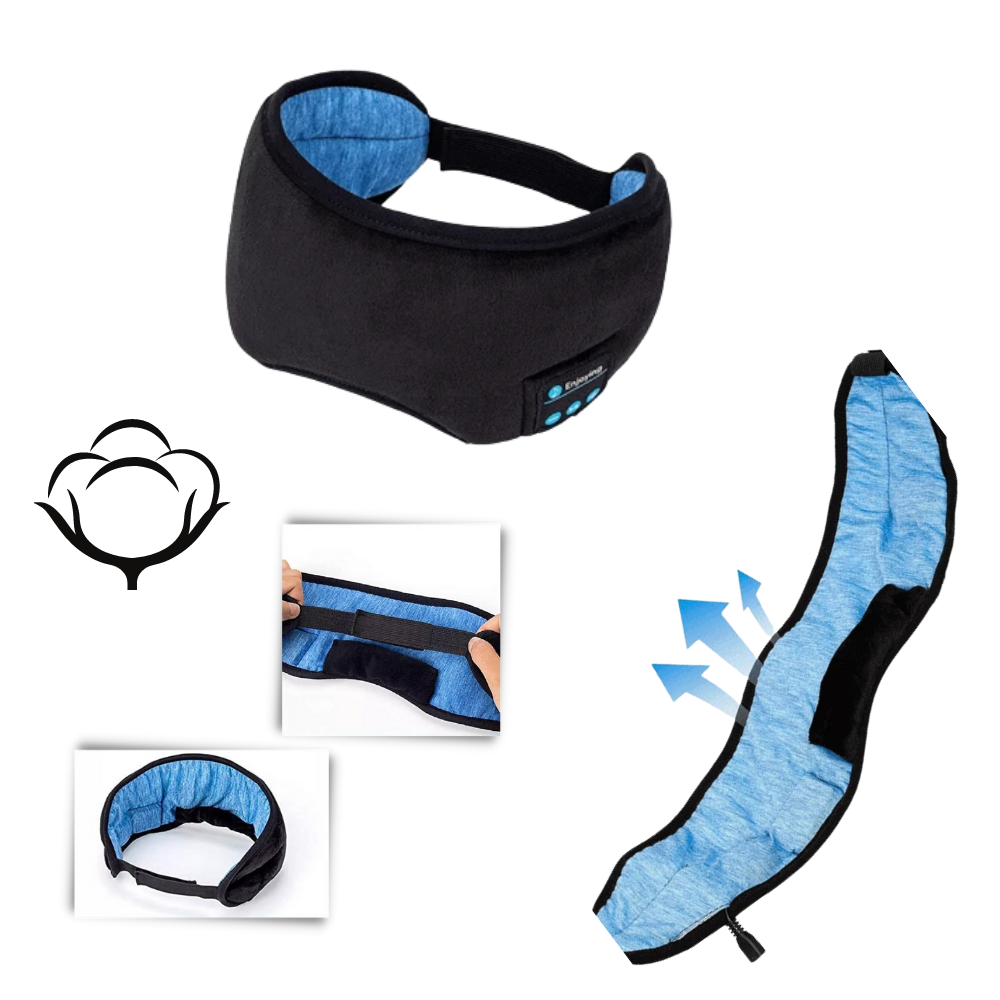 Bluetooth Schlafmaske: Tauchen Sie ein in einen friedlichen Schlaf mit integrierter Musik