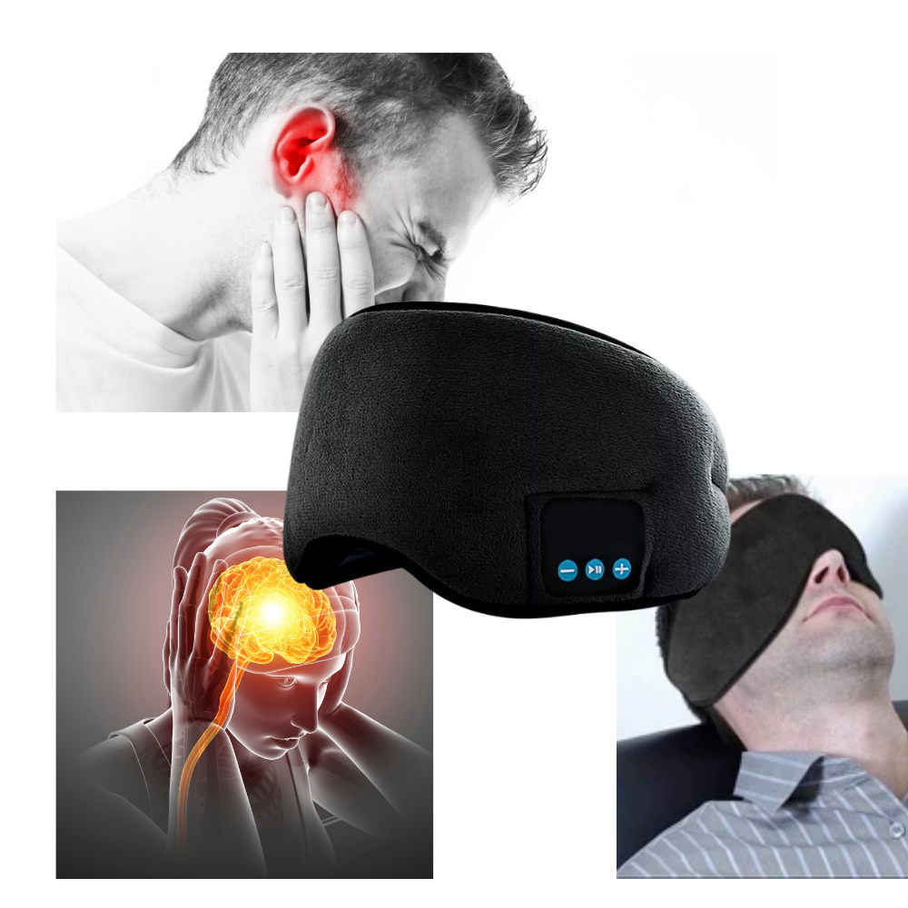 Bluetooth Schlafmaske: Tauchen Sie ein in einen friedlichen Schlaf mit integrierter Musik